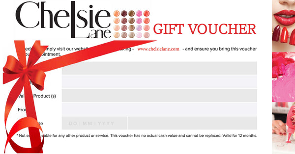 Chelsie Lane Custom Cosmetics Online - Gift Card